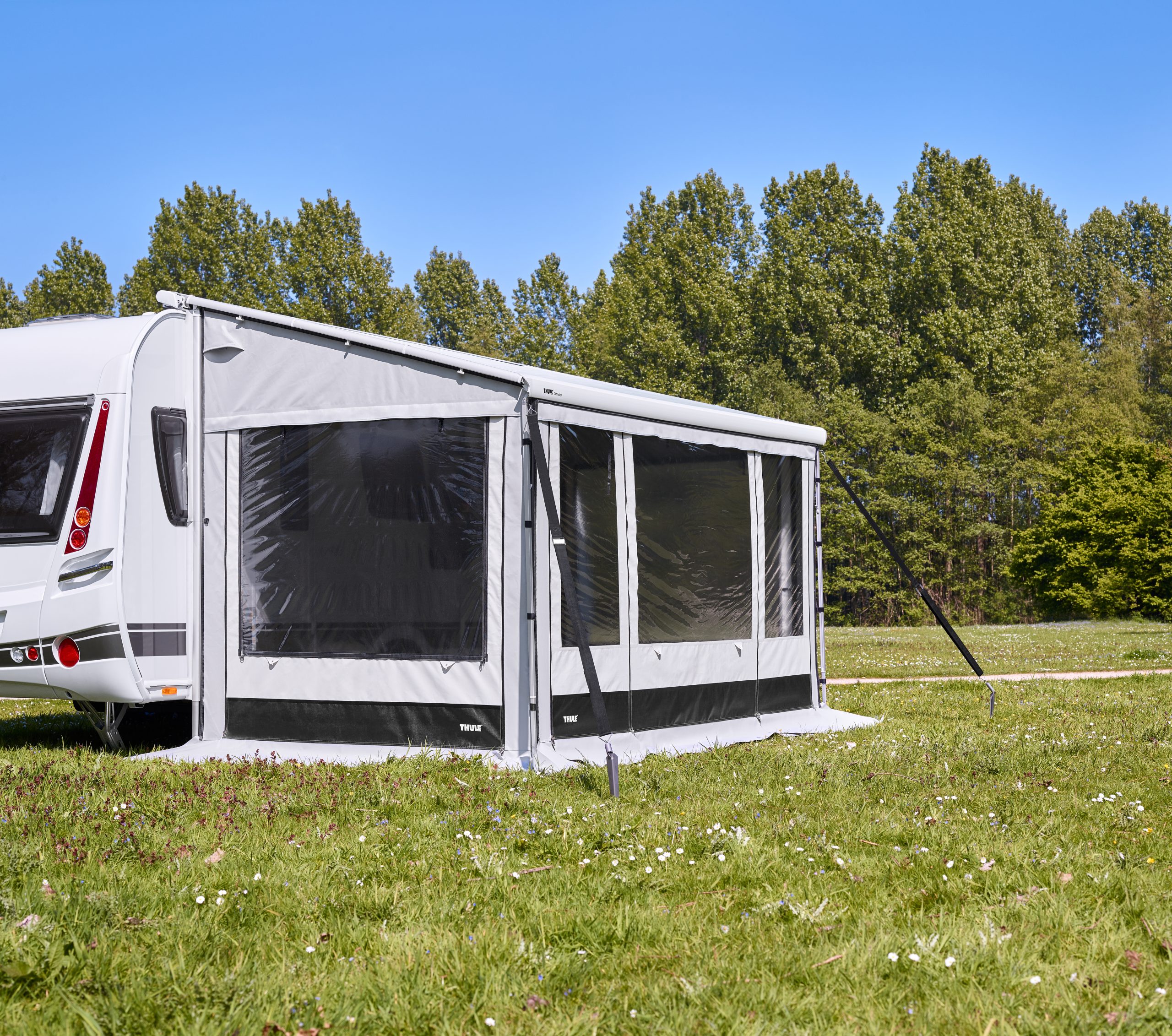 Thule Hold Down Side Strap Kit Awning Tent black - Image 2