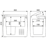 Dometic CDF-18 12/24 Fridge/Freezer - Image 9