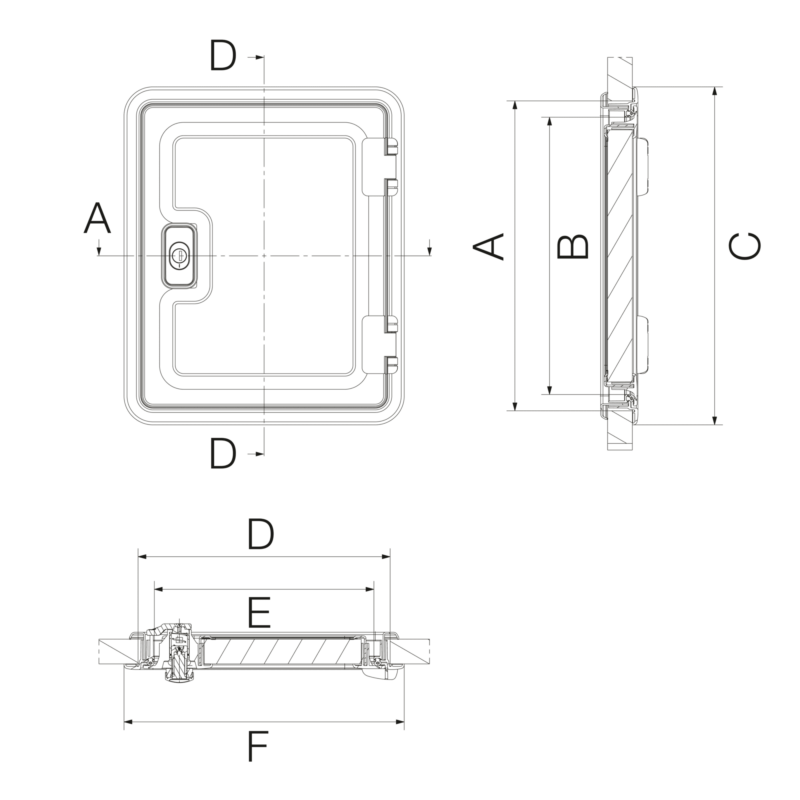 Dometic SK 4 Service Hatch 1000x405 - Image 3